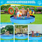 Extra Large Collapsible Dog Pool,97"x16" Anti-Slip Portable Swimming Pool Bathing Tub,Hard Plastic Kiddie Pool for Pets Dogs Cats & Kids…