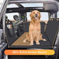 Dog Car Seat Cover for Back Seat, Larger Dog Car Bed Cover with Hard Bottom, Backseat Extender Hammock for Full SizeTruck/SUV 8 Panels - Black