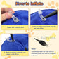 Dog Cone Collar with Enhanced Anti-Licking, Inflatable Dog Cone After Surgery, Adjustable Size with Soft Padding for Small Medium Large Dogs - Blue/XL