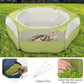 Pawaboo Small Animals Playpen, Waterproof Small Pet Cage Tent with Zippered Cover, Portable Outdoor Yard Fence with 3 Metal Rod for Chick/Kitten/Puppy/Guinea Pig/Rabbits/Hamster/Chinchillas,Green