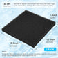 Aquarium Filter Sponge Pad, Filter Media Foam Sponges, Filter Accessories for Fish Tanks and Ponds (18.5"x18.5"x1.6", 20PPI, 1 Pack)