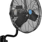 Continental Dynamics CD Premium 24" Oscillating Wall Mount Fan, TEFC Motor, 9,400 CFM, 1/2 HP