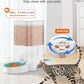 HoneyGuaridan 5L Automatic Cat Feeder for Two Cats, 2.4G WiFi Enabled Smart Feed Pet Feeder with Slow Feeder Bowl,APP Control Dispenser, Dual Power Supply,Desiccant Bag,10s Meal Call White