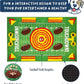 NFL Kansas City Chiefs Dog Snuffle Mat – Interactive Pet Slow Feeder, Football Field Design Food Puzzle Toy for Dogs & Cats, Foraging Activity Mat for Smarter Feeding