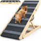 𝟮𝟬𝟮𝟱 𝐔𝐩𝐠𝐫𝐚𝐝𝐞𝐝 Dog Ramp, Portable Pet Ramp for Large Small Old Dogs Cats with 7 Adjustable Heights 11" to 26.6", Non-Slip High Traction Ramp for High Bed, Couch, Hold up to 200 LBS