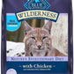 Blue Buffalo Wilderness Natural Adult Dry Cat Food, High-Protein and Grain-Free Diet, Supports Healthy Muscle Development and a Healthy Immune System, Chicken, 12-lb. Bag