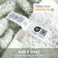 Snuggle Sac Sage Green Bedding Blanket Twin Size for Bed and Sofa, Reversible Super Soft Warm Cozy Knit Blankets Fuzzy Plush, Ombre Green, 60x80 inches