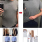 GKVK Mens Slimming Body Shaper Vest Shirt Abs Abdomen Slim
