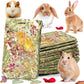 Rabbit Toys 10 Pack Bunny Toys Bunny Chew Toy Guinea Pig Treats Timothy Hay Toy Chips with Herbal Flowers Timothy Hay Grass Hamster Snacks Chinchillas Gerbils for Small Animals Teeth