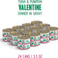 Weruva BFF Minced Natural Wet Cat Food, Tuna and Pumpkin Valentine in Gravy, 5.5oz Can, Pack of 24