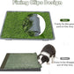 Dog Grass Pad with Tray: 2 Pack Grass Pee Pads for Dogs Potty for Puppy Training, 22"x18" Artificial Turf for Dogs with Collection Tray for Indoor /Outdoor /Patio /Balcony, Grey