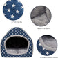 BWOGUE Guinea Pig House Bed Cozy Hamster Cave Large Hideout for Dwarf Rabbits Hedgehog Bearded Dragon Winter Nest Hamster Cage Accessories