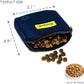 Dog Treat Pouch for Pet Walking and Training with Clicker Poop Bags Small Fanny Zipper Pack Holder for Puppy Snack Dispenser Kit for Leash and Outdoor Use (Blue)