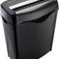 Amazon Basics 6 Sheet Cross Cut Paper and Credit Card Home Office Shredder with 3.8 Gallon Bin, Black