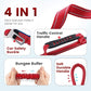 IOKHEIRA 6Ft /4Ft Dog Leash Rope for Large Dogs, Heavy Duty with Comfortable Padded Handle and Highly Reflective Threads,4-in-1 Multifunctional Dog Leashes with Car Seat Belt for Training
