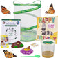 Insect Lore Butterfly Garden with Giant Birthday Card | 5 Live Baby Caterpillars | STEM Journal, Habitat, Chrys-A-Lid, Feeder | Raise and Release Painted Lady Butterflies