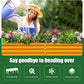 Land Guard Galvanized Raised Garden Bed with Legs, 96×24×32in Raised Garden Beds Outdoor with Drainage Holes, Planter Boxes Outdoor for Backyard, Patio, Balcony, 800lb Capacity, Cream Yellow