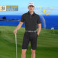 Mens Polo Shirts Short Casual Solid Stylish Dry Fit Performance Designed Collared Golf Polo Shirts for Men