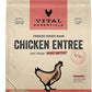 Vital Essentials Freeze Dried Raw Cat Food, Chicken Mini Patties Entree, 15 oz