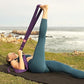 Adaptive Yoga Strap, Stretching Strap, 2 Inches Wide, 100% Naturally Soft Cotton, Steel D-Rings, Includes Natural Cotton Drawstring Storage Pouch and Instructional E-Book