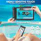 Large Floating Waterproof Phone Pouch [with Sealing Strip], Cell Phone Dry Bag for iPhone 16 15 14 13 12 Pro Max Galaxy Google All Devices, Float Waterproof Bag for Beach Vacation