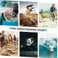 AGPTEK IPX8 Waterproof Mp3 Player with Screen, Multi-Functional Clip Music Player with Waterproof Headphones for Surfing Swimming Water Sports