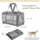 Airline-Approved Pet Carrier Cat Carrier Dog Carrier - Stylish Lightweight, Handheld & Crossbody, Honeycomb Support, Anti-Escape Design for Travel, Walks & Daily Outings