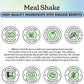 Fit & Lean Meal Shake Meal Replacement with Protein, Fiber, Probiotics and Organic Fruits & Vegetables, Chocolate Peanut Butter Pie, 1lb, 10 Servings