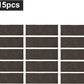 COSY HOMEER Edging Stair Treads Non-Slip Carpet Mat 28inX9in Indoor Stair Runners for Wooden Steps, Edging Stair Rugs for Kids and Dogs, 100% Polyester TPE Backing (15pc, Brown)