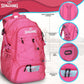 Spalding Basketball Backpack Sports Bag, Pink Backpack with Ball and Shoe Compartment, Use for Basketballs Accessories & Stuff, Basketball Gifts for Players, Pink