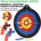 Magnetic Dart Board - 12Magnetic Darts+12Sticky Balls Or 2 Toy Gun+40 Foam Dart,Fun for Family Game and Party with Friends, Christmas Birthday Gifts Toys for 3-12 Year Old Boys