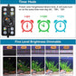 hygger Aquarium LED Light Fish Tank Full Spectrum Lighting with 24/7 Day-Night Cycle Mode & Auto On/Off Timer, 7 Colors Options, Dimmable, Extendable Bracket for 12~18inch Freshwater Plant Tank