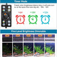 hygger Aquarium LED Light Fish Tank Full Spectrum Lighting with 24/7 Day-Night Cycle Mode & Auto On/Off Timer, 7 Colors Options, Dimmable, Extendable Bracket for 24~30in Freshwater Tank