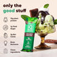 IQBAR Brain and Body Plant Protein Bars - Chocolate Mint Chip - 24-Count Low Carb - Gluten Free, High Fiber, Vegan Snacks - Low Sugar Meal Replacement