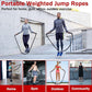 Jump Rope, Weighted Jump Rope for Men Women, 2.8lb Heavy Jumping Ropes for Fitness, Adult Skipping Rope for Home Gym Exercise, Improve Strength and Building Muscle Workout Equipment