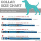Fida Heavy Duty Dog Collar, Ultra Comfortable Soft Neoprene Padded, Adjustable Reflective Nylon Pet Collar with Durable Metal Belt Buckle for Large Breeds (L, Blue)