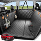 Zanch 2025 Upgraded Dog Car Seat Cover, 400 lbs Heavy Duty Hard Bottom, Waterproof & Anti-Scratch Back Seat Protector, Nonslip Pet Hammock Extender for Cars, SUV, Trucks, Standard-Orange