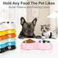 Stainless Steel Dog Bowls Set – Dual Non-Slip Pet Dishes with 2 Small (4oz*2) Bowls & Durable Resin Stand,Food & Water Feeder for Puppies, Kittens, and Small Breed Dogs– Pink