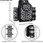 apollo walker Picnic Backpack Bag for 2 Person with Cooler Compartment, Detachable Bottle/Wine Holder, Fleece Blanket, Plates and Cutlery Set (2 Person, Black)