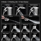 High Pressure Rain Shower Head: Upgrade Shower Heads with Handheld Spray Combo with Fixed Showerhead and 10 Sprays Handheld Shower Head, Detachable Showerheads Built-in Magnetic Docking and Power Jets
