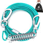 Tie Out Cable for Yard - 20FT Heavy Duty Dog Leads, Chew Proof for Large Dogs Up to 125lbs