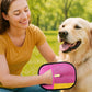 2025 Thickened Electrostatic Pet Hair Removal Gloves (2 Pcs) - Reusable Strong Grooming Gloves for Cats & Dogs, Hair Remover for Couch, Furniture, Carpet, Car Seats & Clothing (Pink)