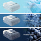 Snuggle Sac Blue Bedding Blanket Twin Size for Bed and Sofa, Reversible Super Soft Blankets Warm Cozy Knit Blankets Fuzzy Plush for Couch, Living Room, Blue, 60x80 inches