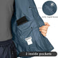 33,000ft Packable Rain Jacket Men's Lightweight Waterproof Rain Shell Jacket Raincoat with Hood for Golf Cycling Windbreaker
