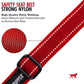 Tuff Pupper Dog Seat Belt | Adjustable Length Dog Seatbelt Restraint | Tangle-Free Locking Carabiner | Shock-Absorbing Bungee | Reflective Stitching for Visibility | Universal Fit for Cars & Trucks