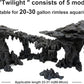 Fish Tank Decor Rocks.Aquarium Decoration Model.Easy and Quick Solution for Aquascaping.(Twilight)