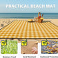 TigeJoy Extra Large Picnic Blanket Waterproof Foldable 60''x80'', Outdoor Picnic Mat Beach Blanket Sandproof for Park, Grass, Travel, Hiking, Camping Essentials, Gingham Picnic Blanket
