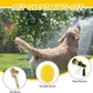 Dog Wash Hose Attachment, 10-in-1 Spray Mode Pet Shower Soap Sprayer with Grooming Comb Rubber Brush, Hose Nozzle with 100cc Soap Dispenser, for Watering, Car Wash, Dog and Horse Showering (Yellow)