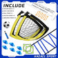Kids Soccer Goal for Backyard, 6x4 9x5 FT Portable Soccer Nets Pop Up with Ball, Agility Ladder, Cones, Target & Carry Bag for Toddler Youth Outdoor Indoor Training Practice Sports Games Play