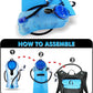 Hydration Pack with 2L or 3L Water Bladder & Cooler Bag > Keeps Drink Cool & Protects Bladders > Camelback Reservoir for Hydration Backpack, Tasteless & BPA Free, Quick Release Tube & Shutoff Valve